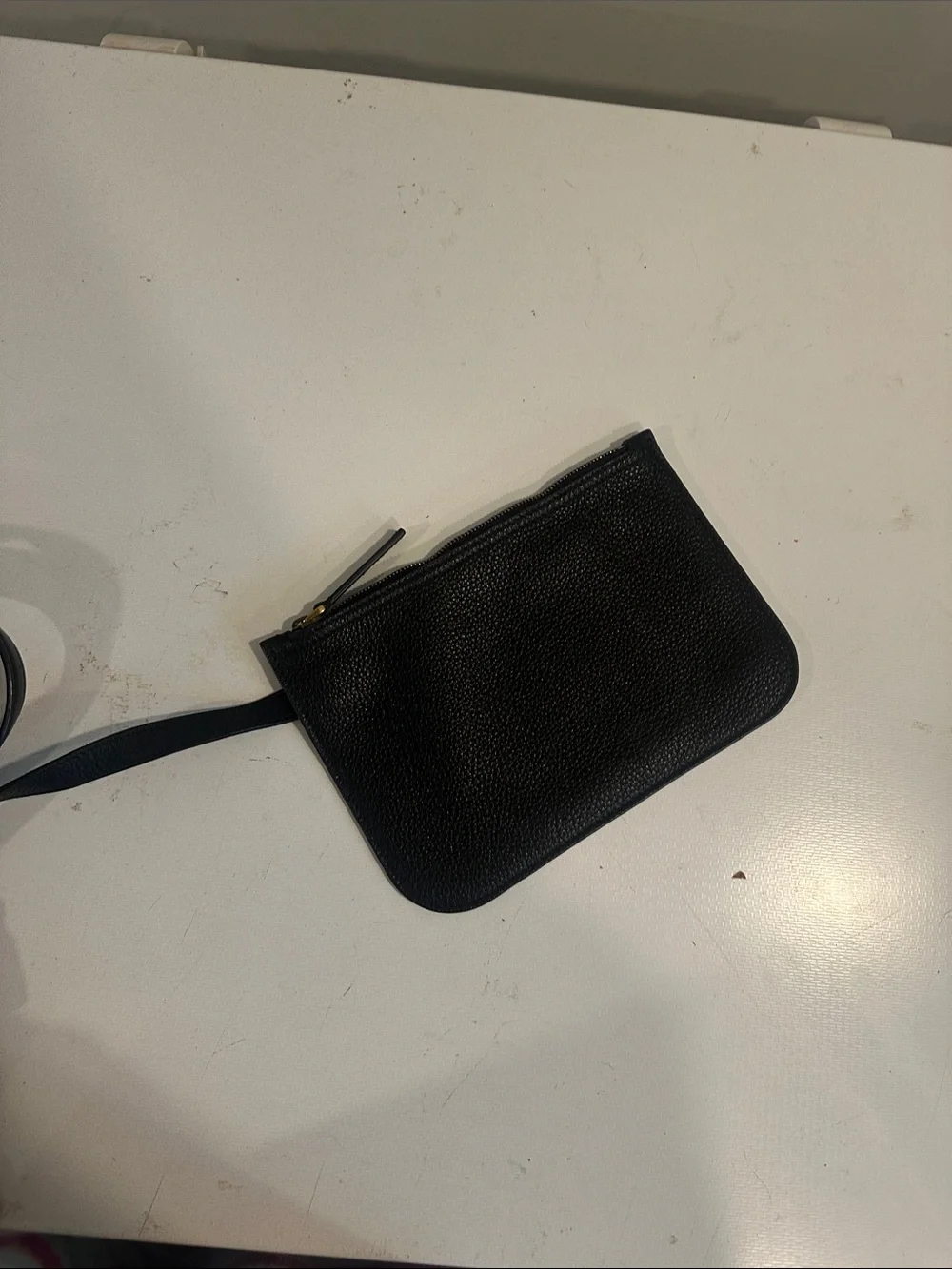 Gucci Black Leather Drawstring Backpack with Signature Web Stripe